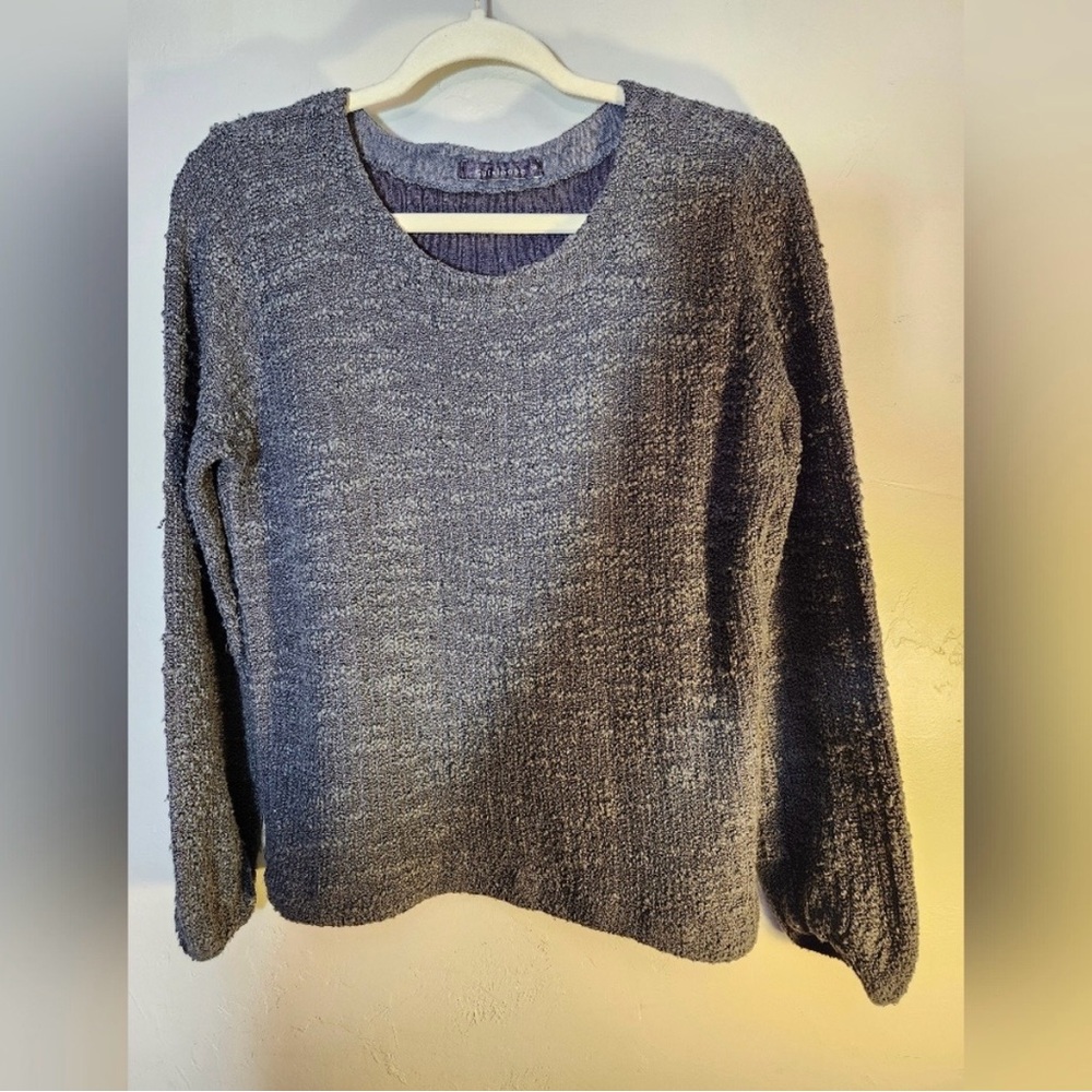 Cut Loose cotton/linen lightweight sweater elastic wrist SM. Perfect for spring.